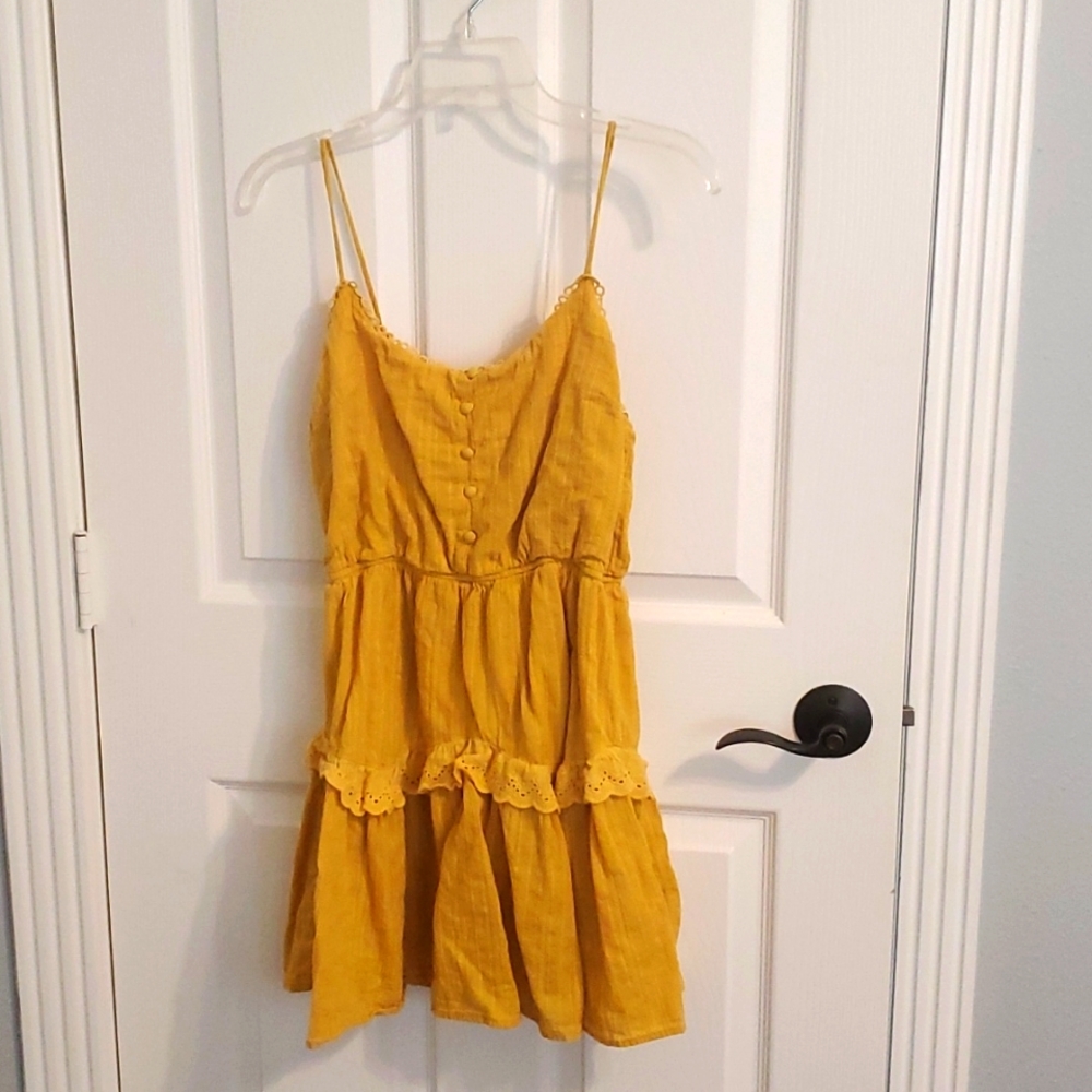Lush M yellow summer dress